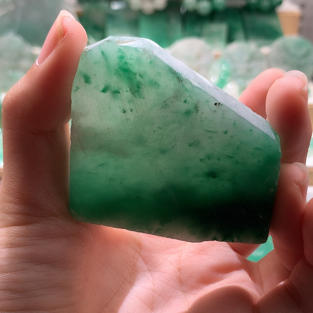 石英质玉未镶嵌珠宝半成品