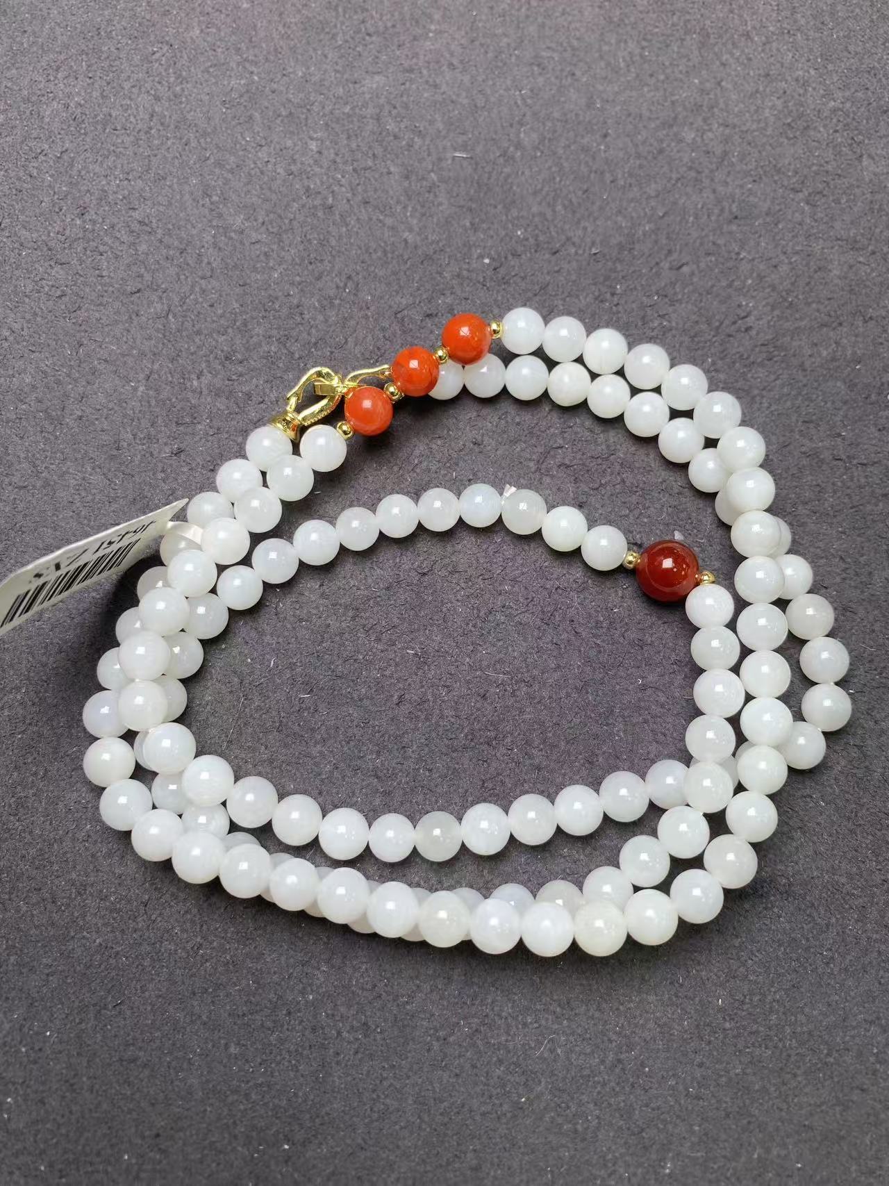 【珠宝终点站】天然和田玉多样性发其一46451