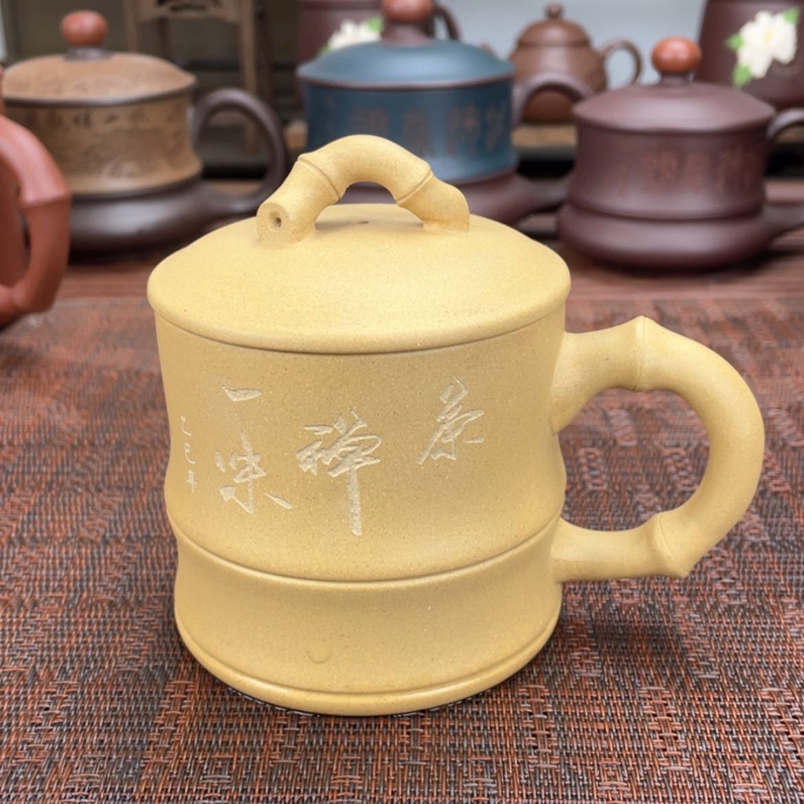 【闪购商品】紫砂茶杯宜兴原矿紫砂盖杯微瑕
