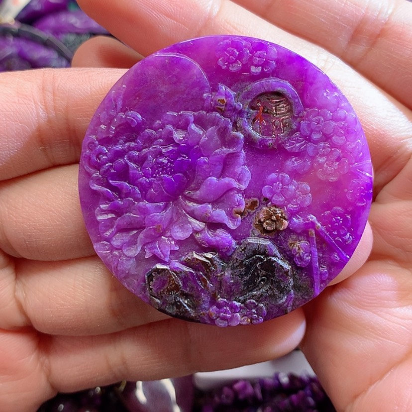 【闪购商品】苏纪石（舒俱来）吊坠未镶嵌柳**飞