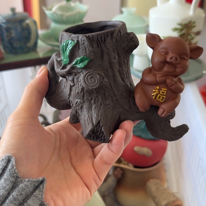 微瑕陶瓷茶具茶杯茶壶