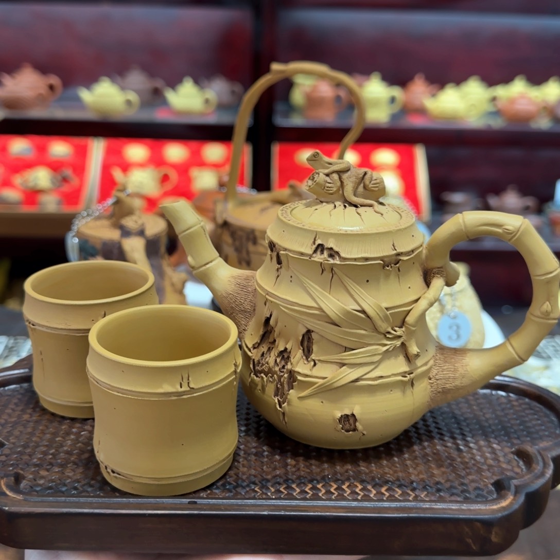 【闪购商品】紫砂茶壶葫芦竹节