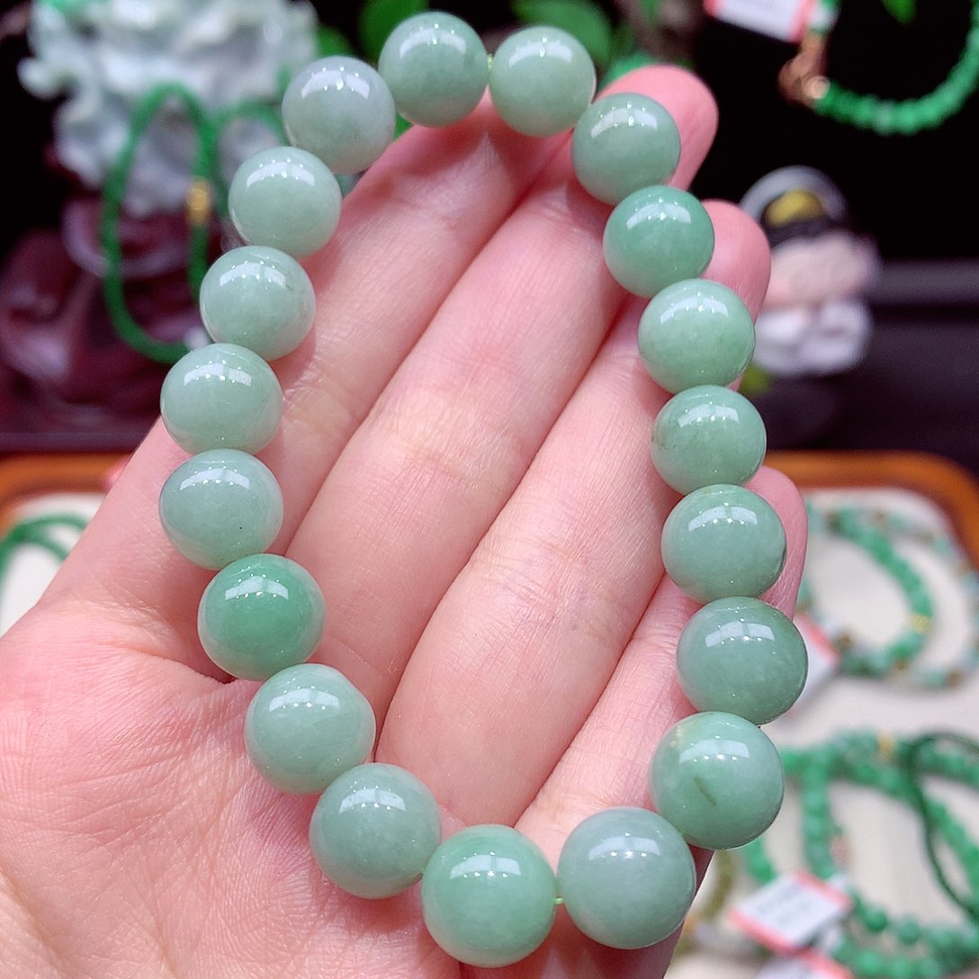 未镶嵌手链翡翠翡翠