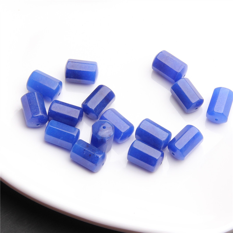 皇家蓝冰蓝8*13八面珠散珠 K1344 多样性发一