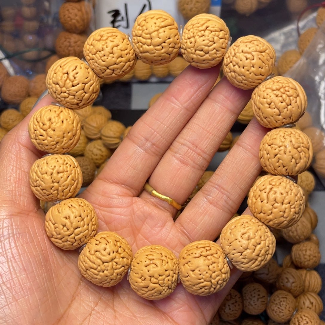 手串桃核剃*姑19.3盘锦肌肉手串