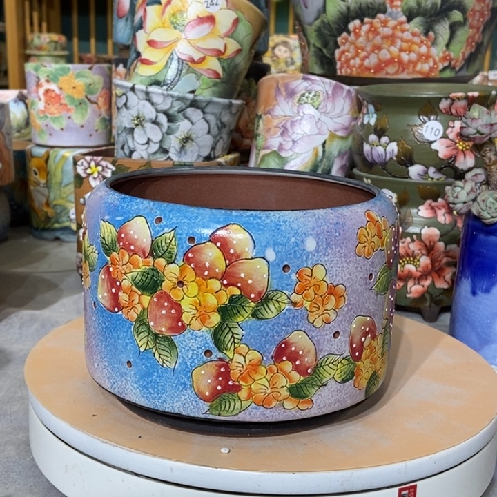 红陶景德镇艺术手绘作品