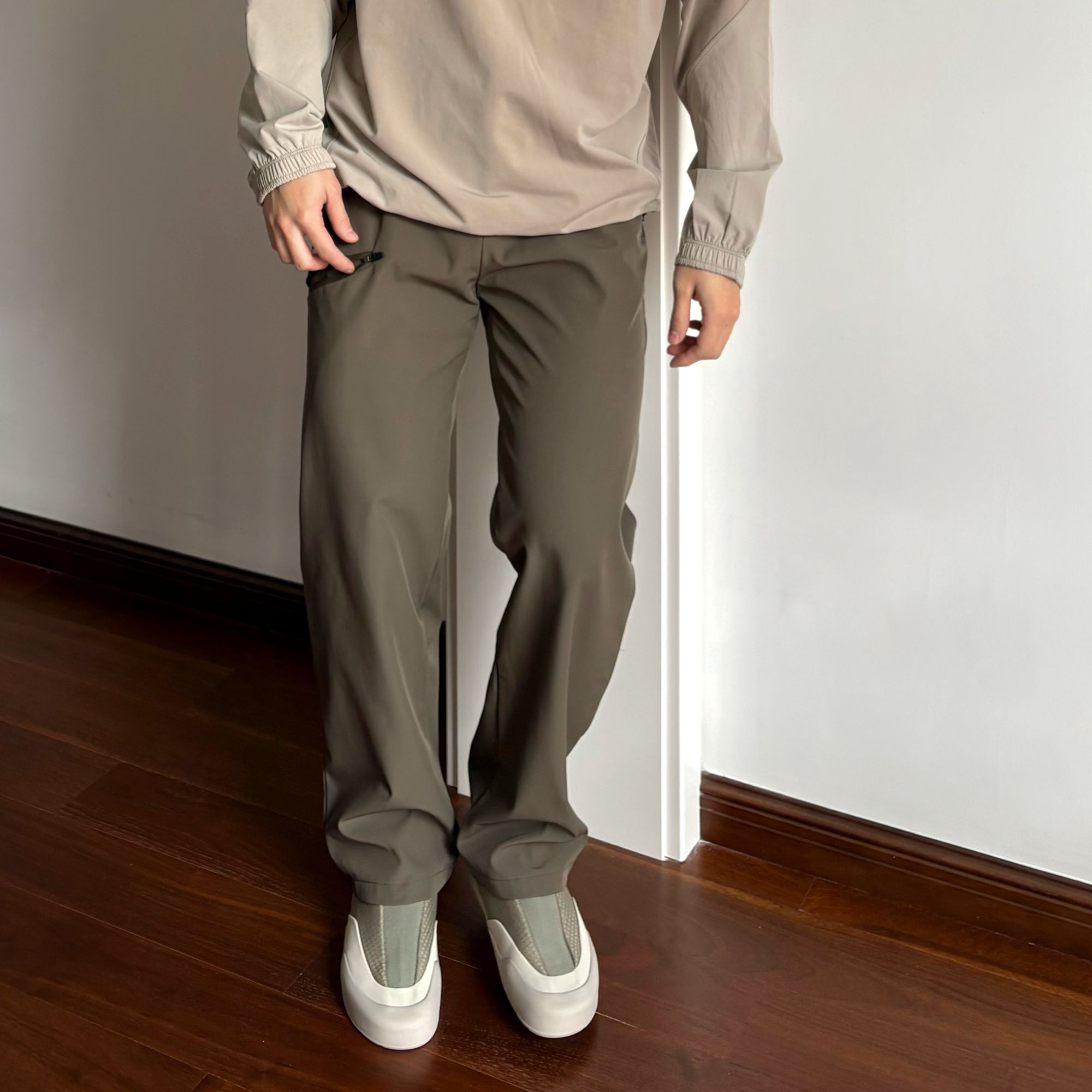 【GGG】双树伽马 秋冬男士直筒合身商务休闲软壳冲锋裤休闲裤