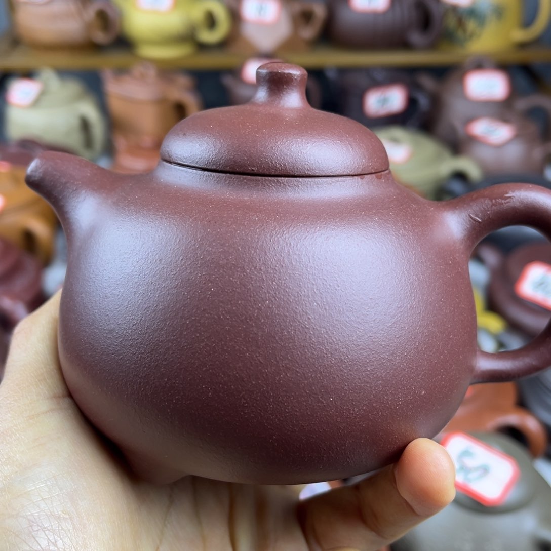 紫砂茶壶宜兴紫砂壶微瑕盖嗑