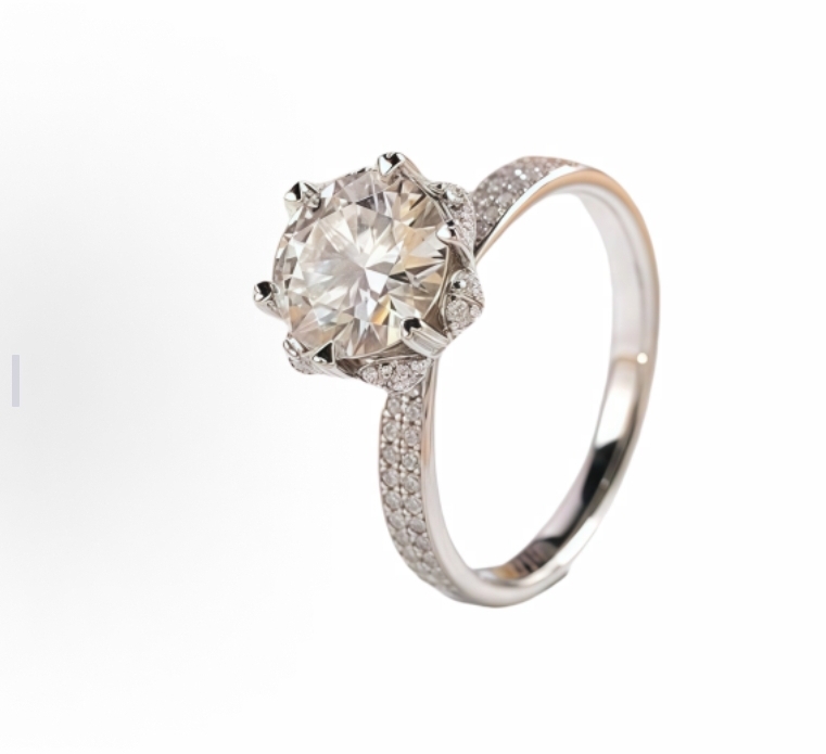 私人定制 冰雪皇后女戒1.0ct