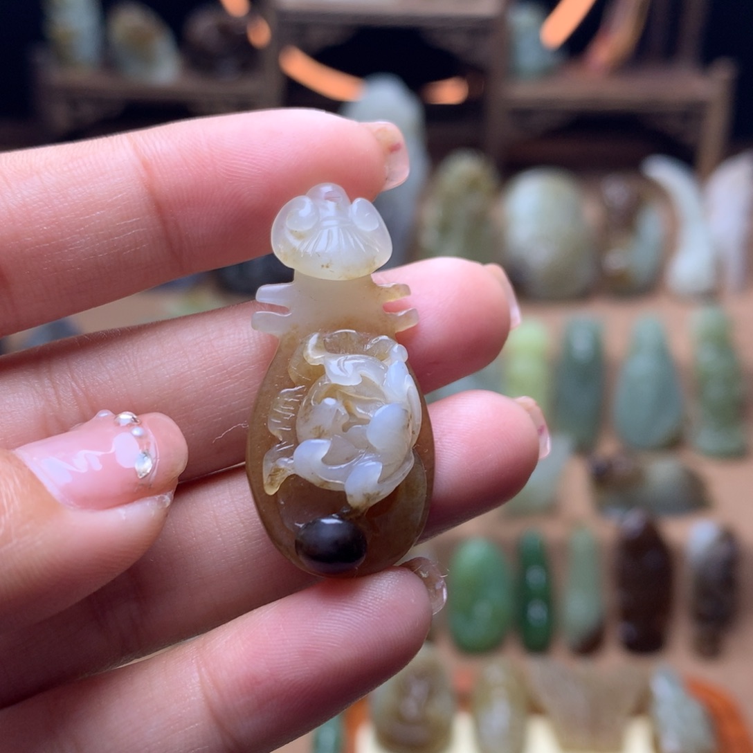 和田玉挂件未镶嵌