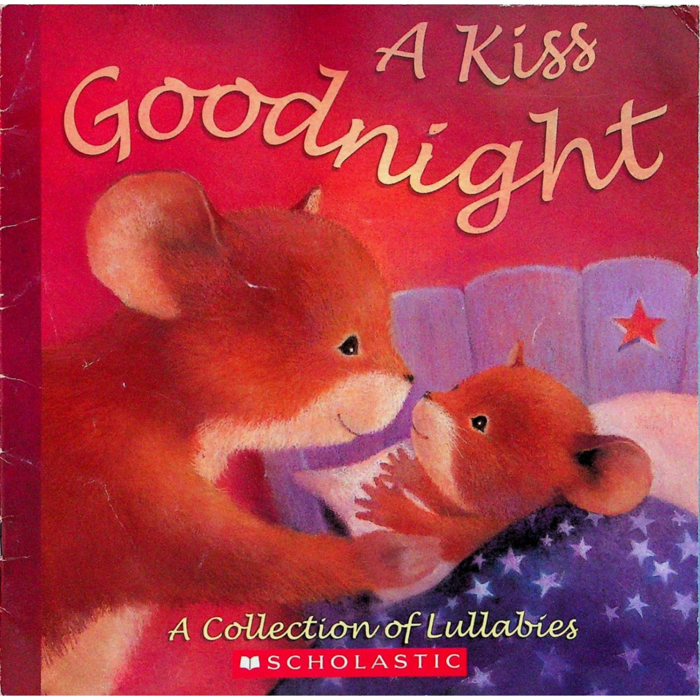 晚安之吻英语原版绘本亲子共读睡前故事AKissGoodnight