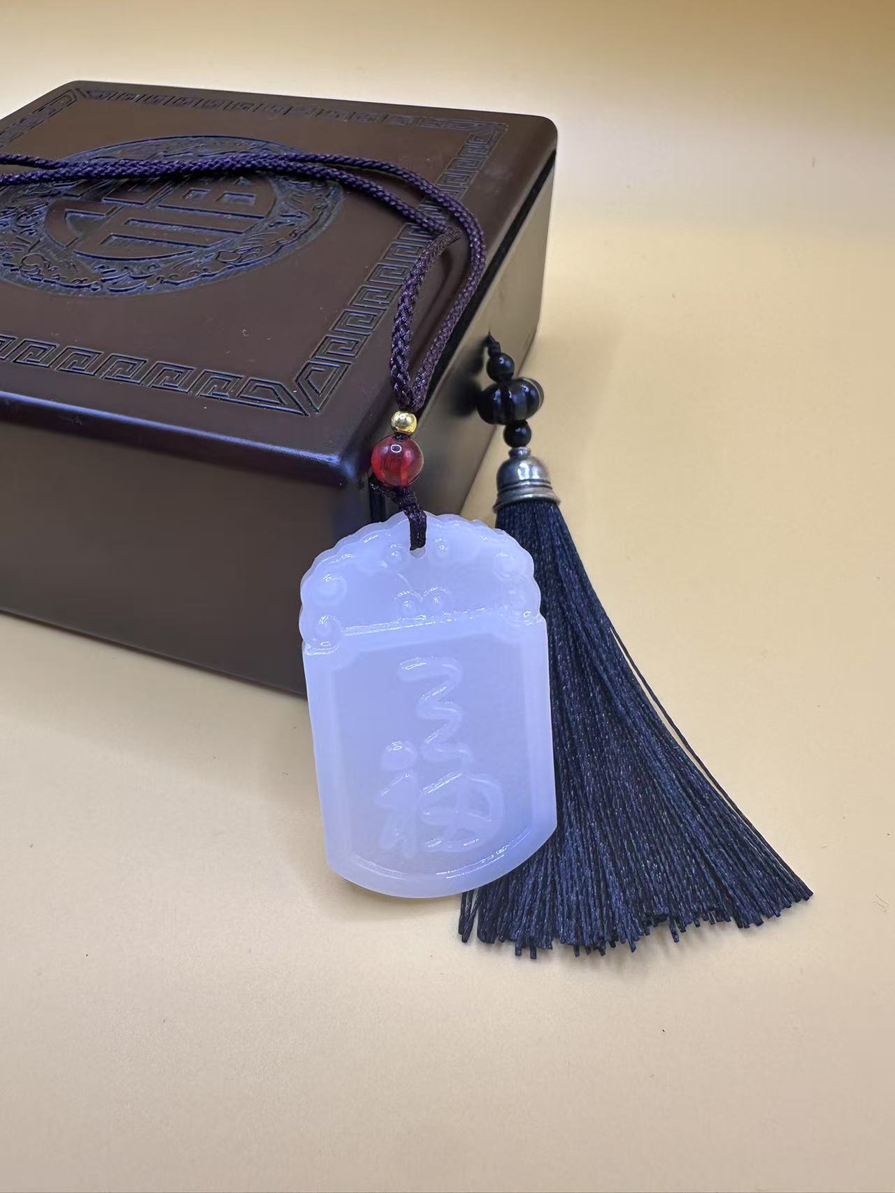 【一诺珠宝】（宠粉）新疆料福牌纯手工精雕牌子