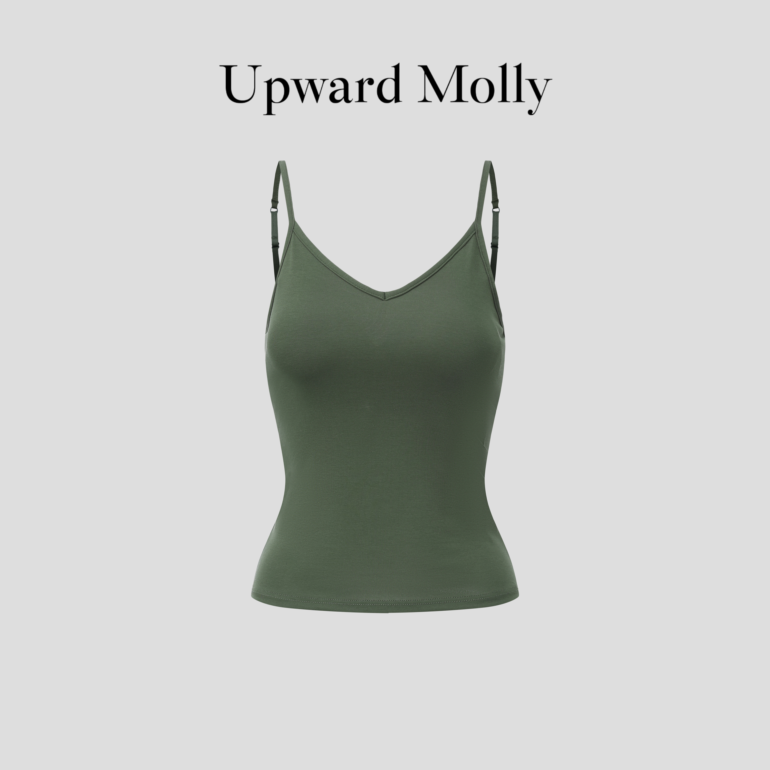 Upward Molly【二层肌肤吊带】带胸垫亲肤百搭外穿显瘦背心