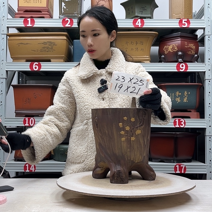 紫砂花盆紫砂花盆