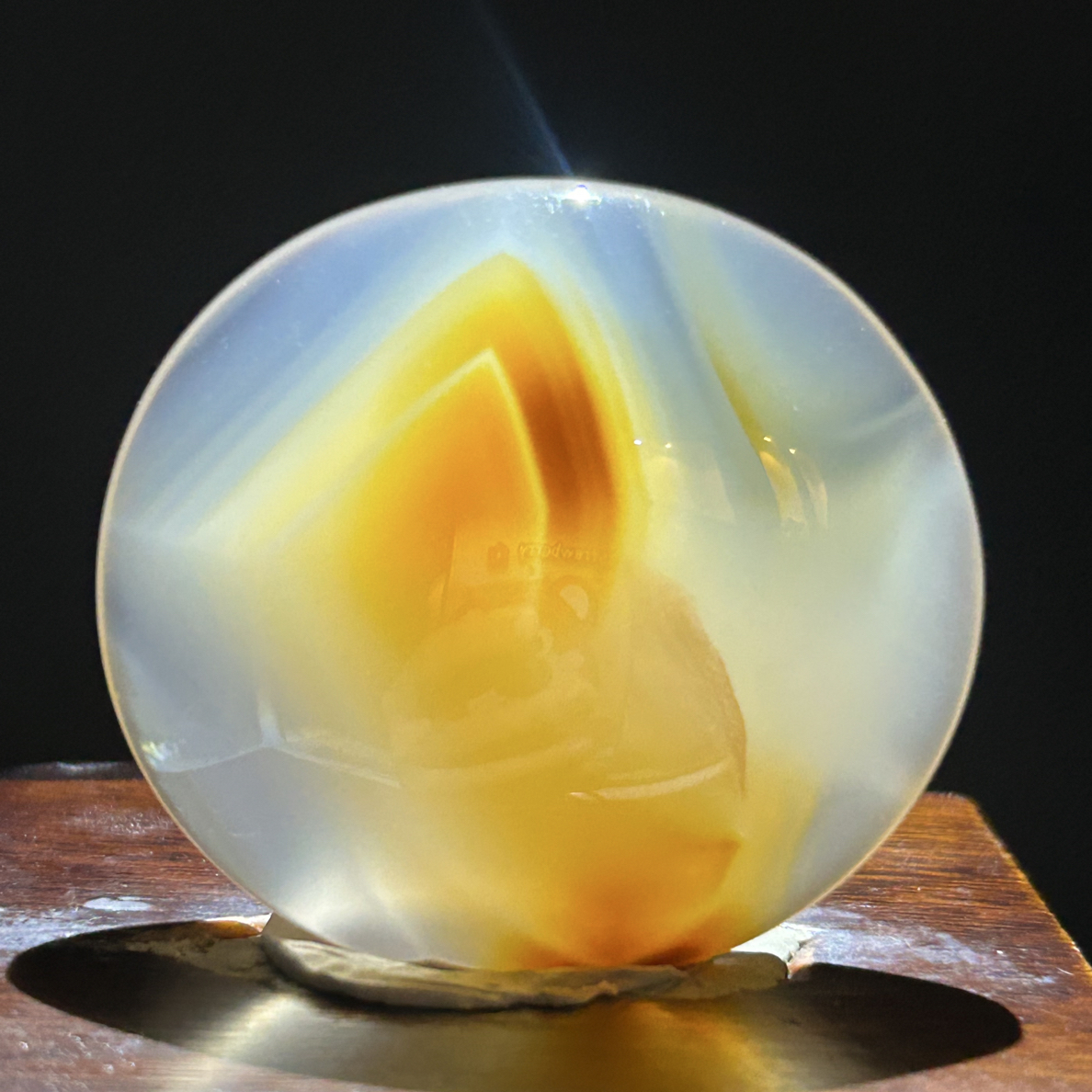 天然海洋玉髓俏色吊坠015尺寸43/40/12mm