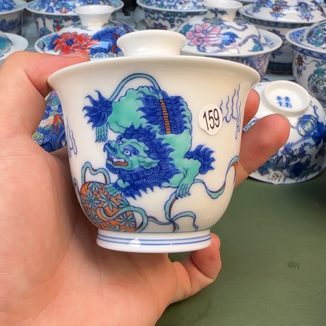 彦祖纯手工手绘茶具159