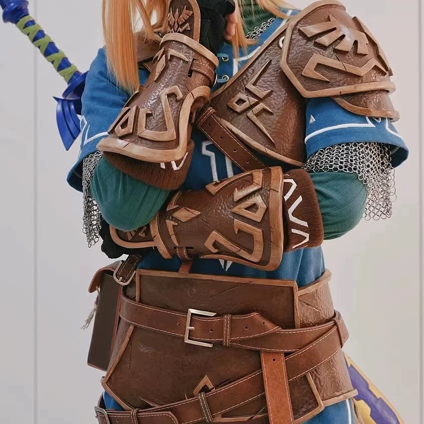 塞尔达传说zelda王国之泪旷野之息林克cosplay英杰服全套服装铠甲