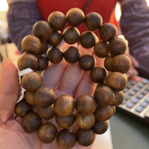 沉香手串红土乌身18克卡1.5多样性发1串