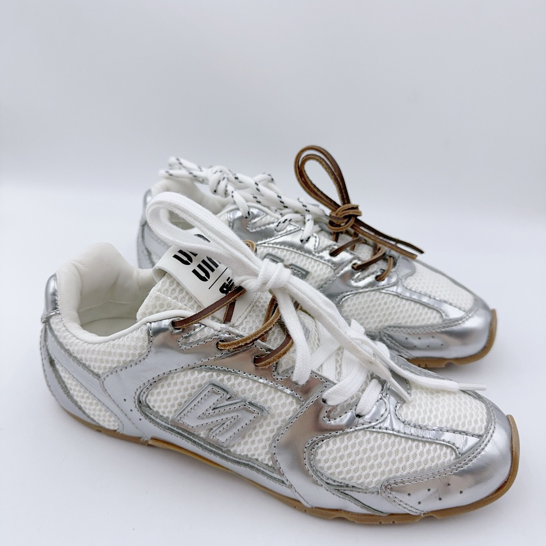 99新 MIU MIU/缪缪 37码/530SL联名新百伦休闲鞋/02185