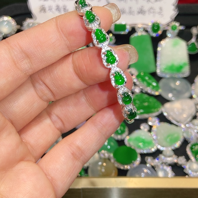 【闪购商品】未镶嵌手链翡翠天然翡翠