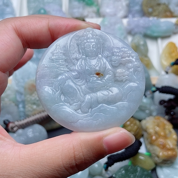 翡翠未镶嵌颈饰翡翠