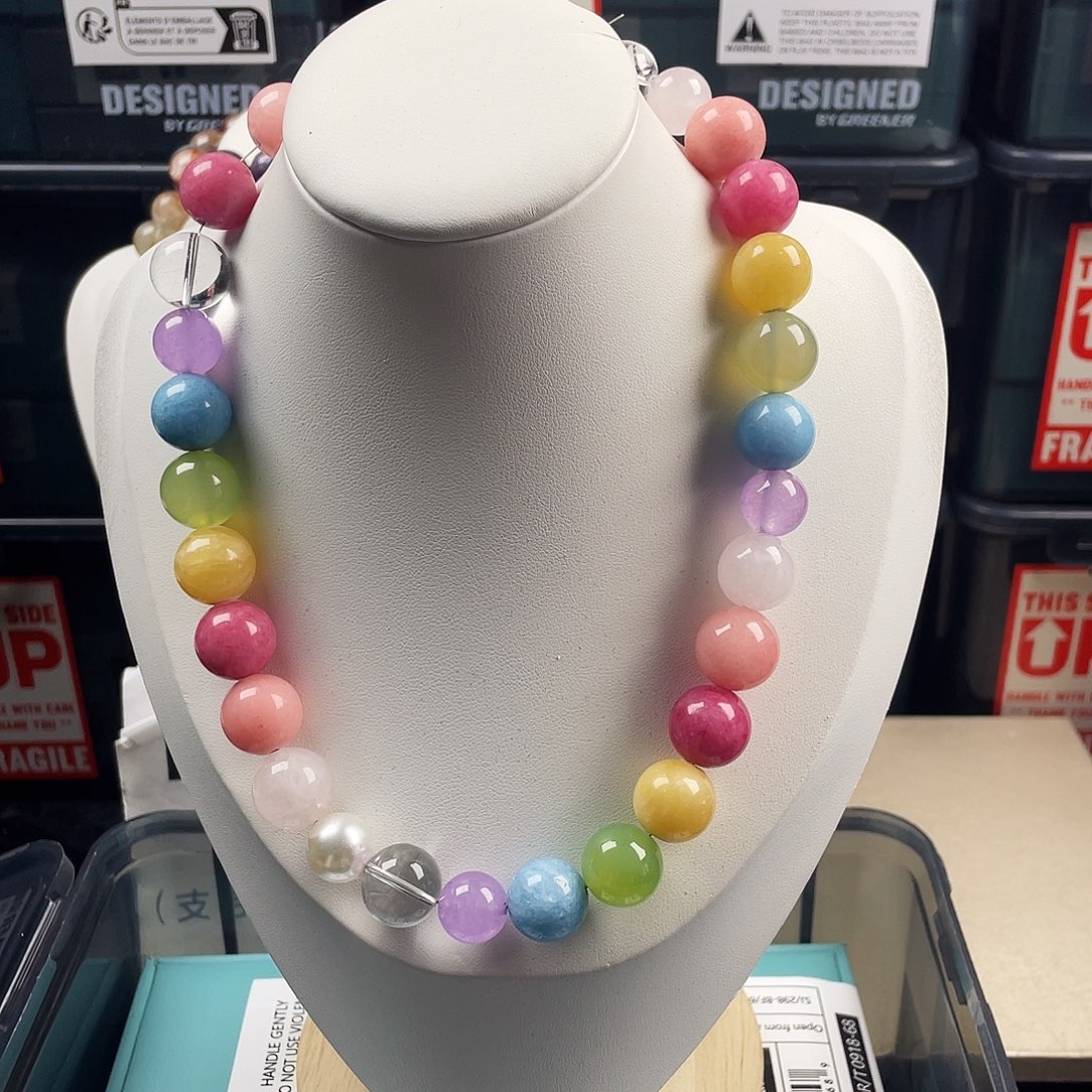 烟晶手链银S925镶嵌