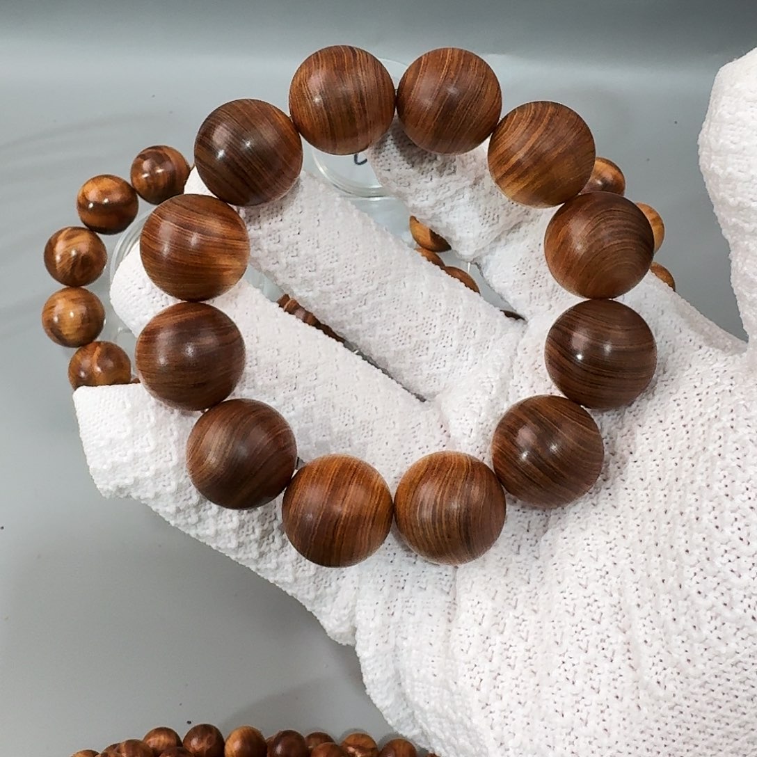 佳***6手串/手链柏木（崖柏）白粉骨黄泥膏2.0