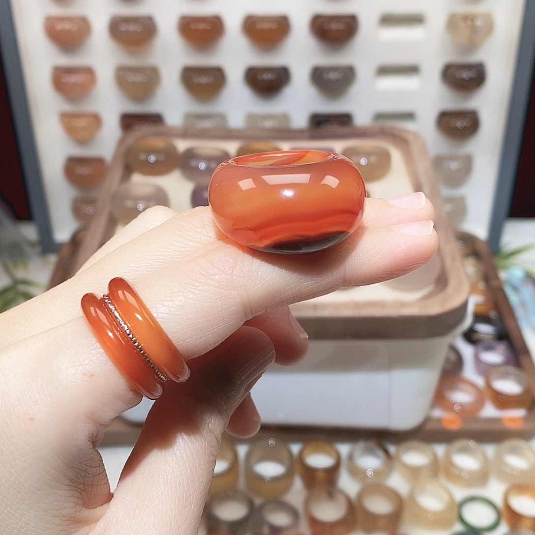 云****玛瑙/玉髓未镶嵌戒指港15