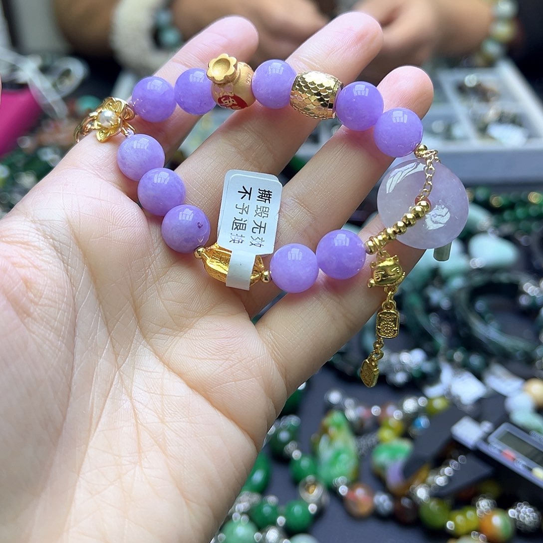 翡翠未镶嵌手链99