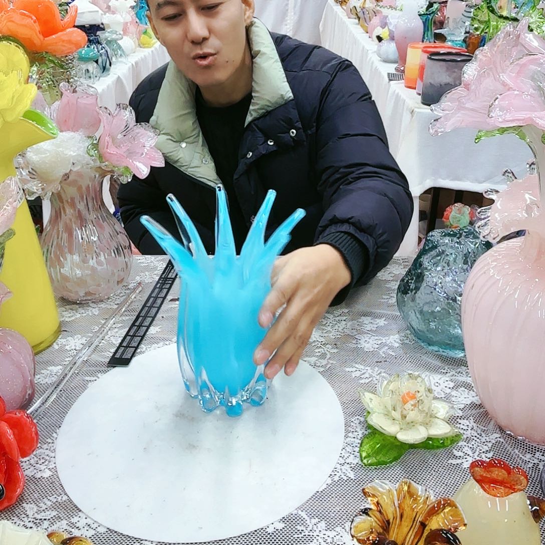 琉璃花瓶花器艺术品