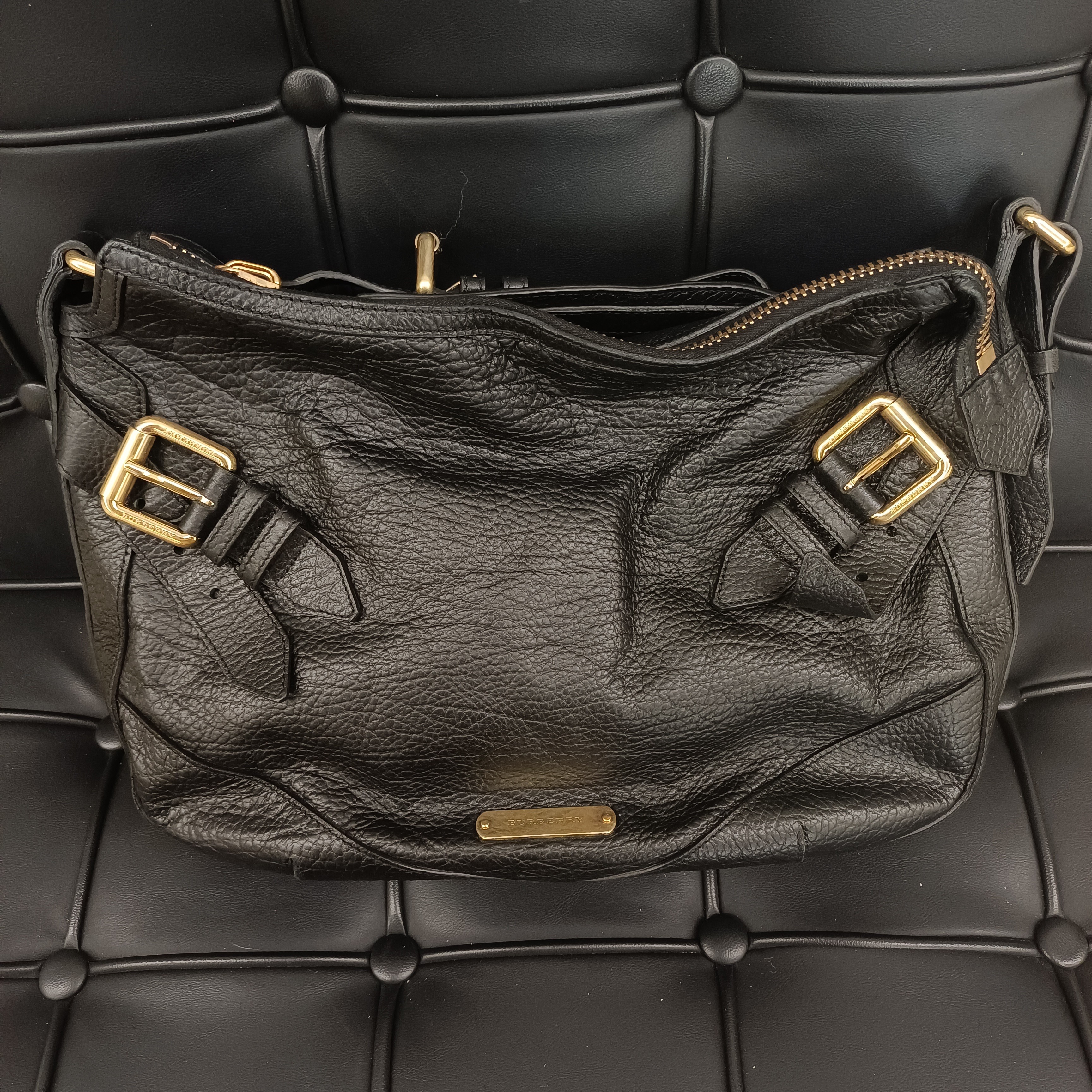 95新 BURBERRY/博柏利 冰冰中古/BURBERRY/博柏利/黑色斜挎