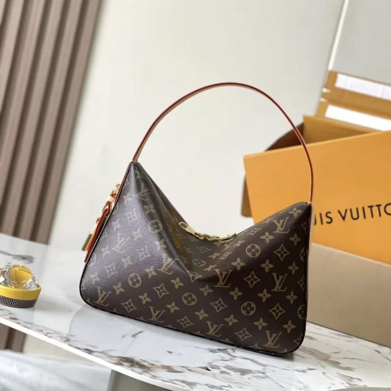 99新 LouisVuitton/路易威登 LV老花腋下包 25090089-07