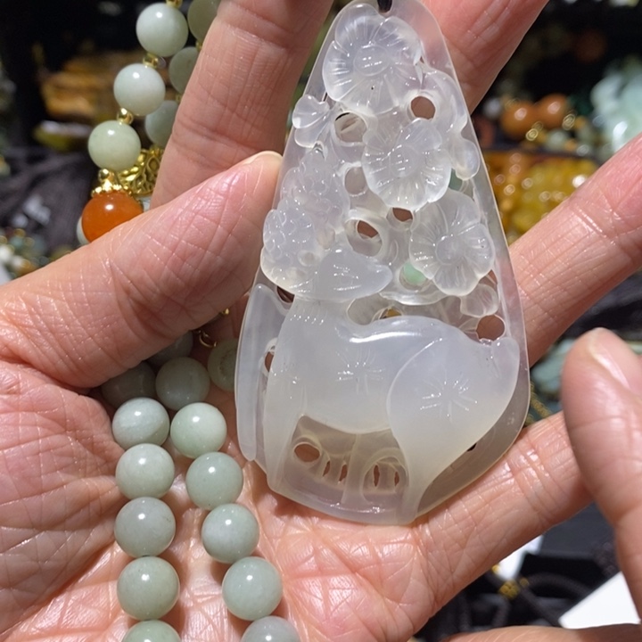 岫玉岫玉吊坠未镶嵌