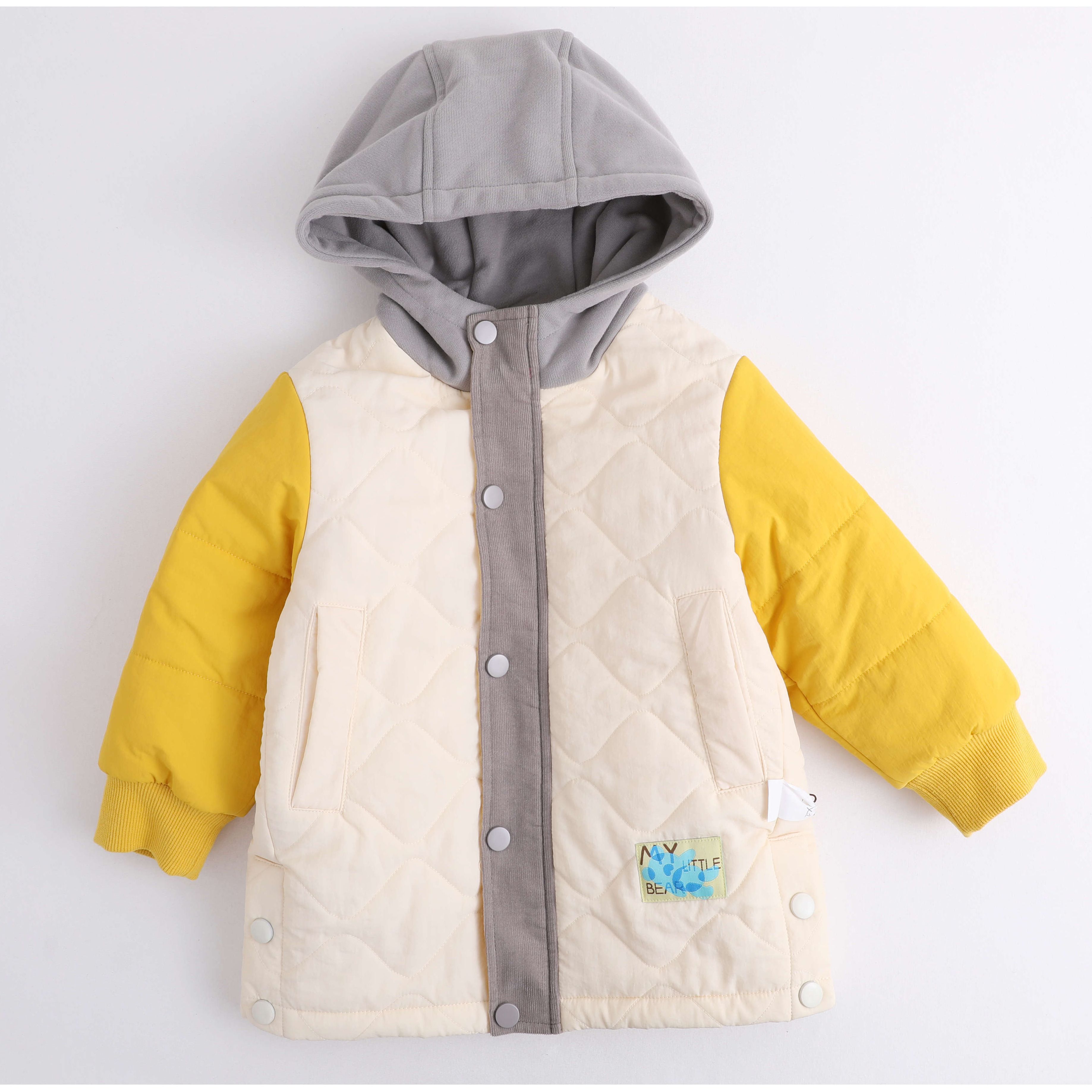 厚款夹棉加绒梭织棉服外套9241608