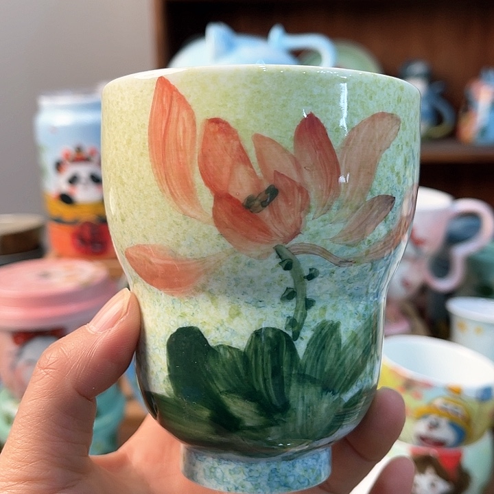 陶景德镇釉下手绘陶瓷 