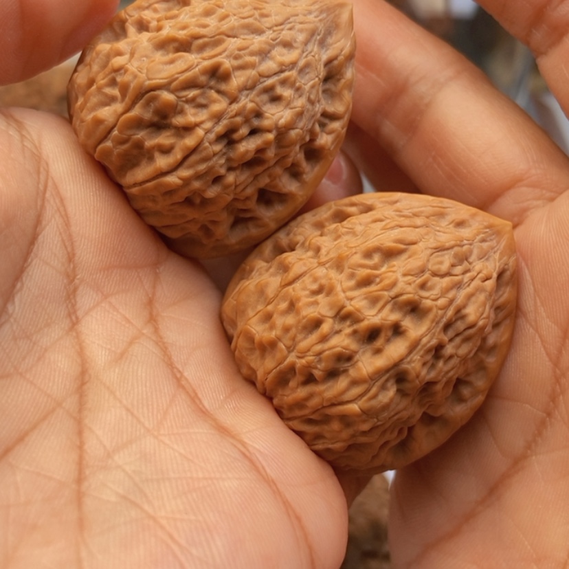 【闪购商品】文玩核桃把件36一抹红