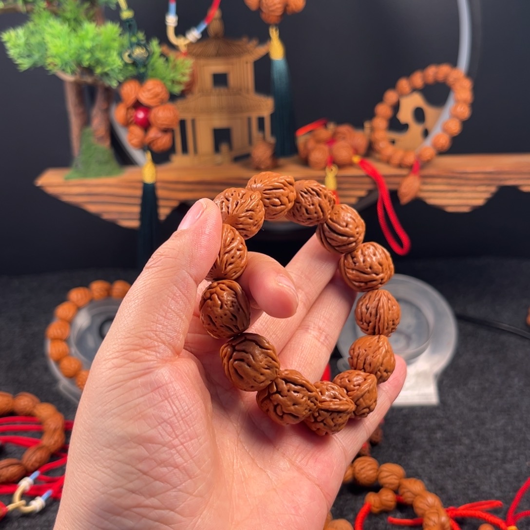 随***！手串桃核手串链接4