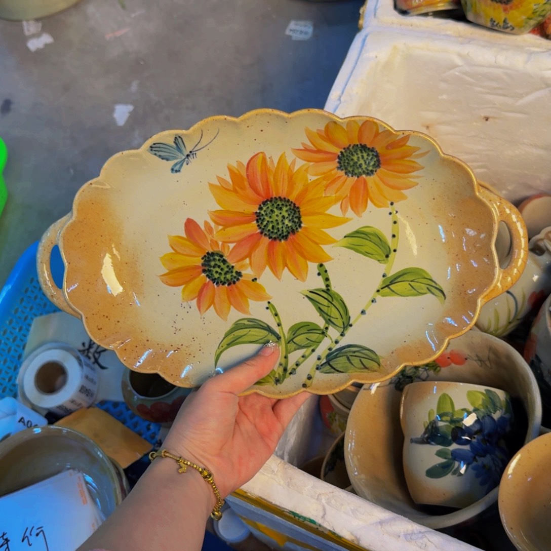 瓷片景德镇陶瓷手工手绘