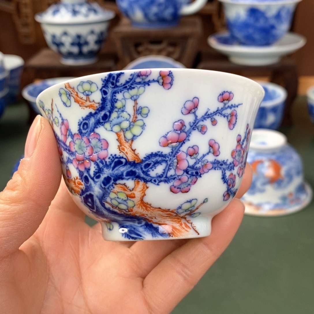 杯景德镇陶瓷手工手绘