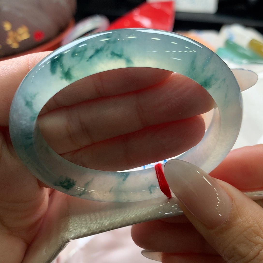 翡翠手镯未镶嵌55.4贵妃