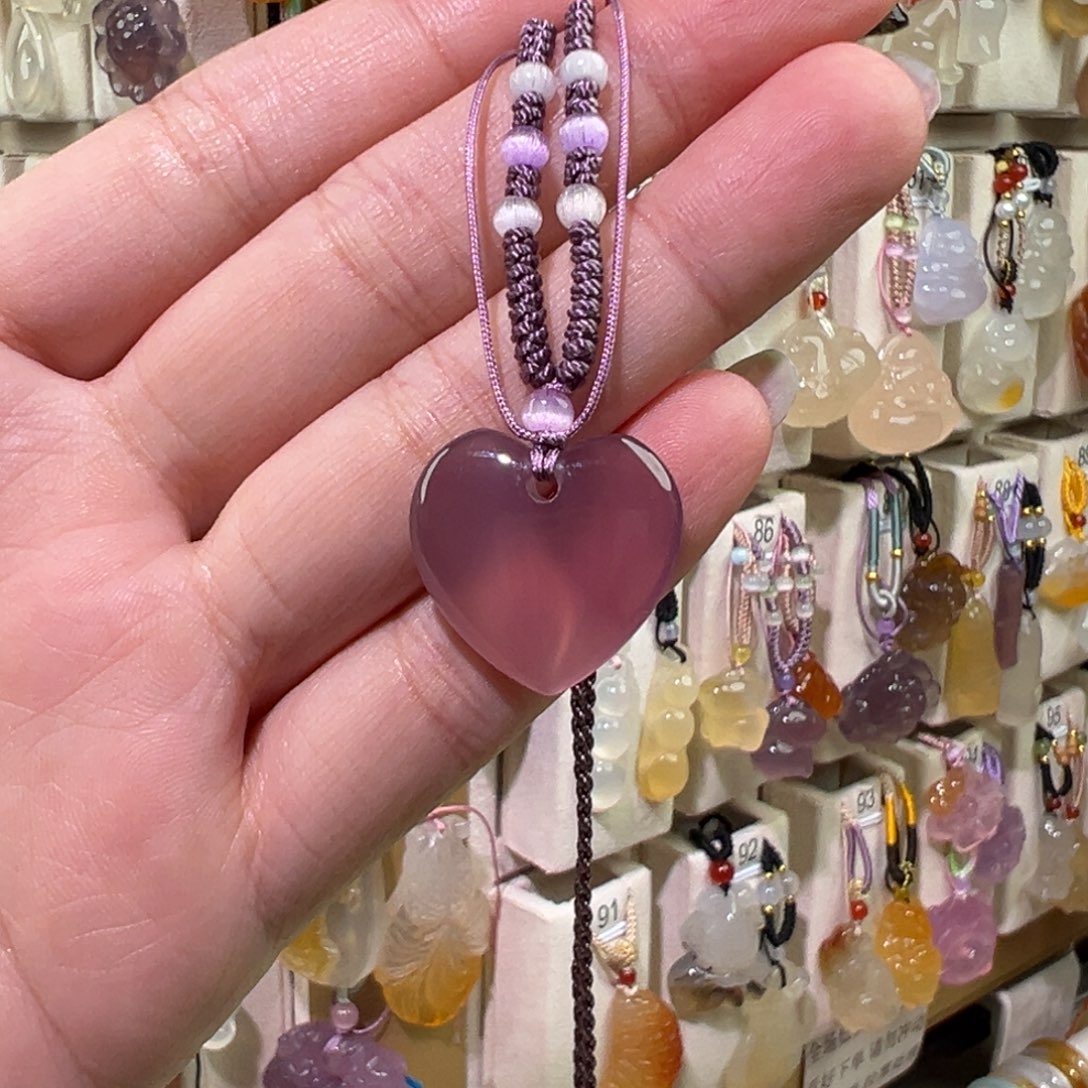 玛瑙/玉髓未镶嵌吊坠(赠链)福利不退不换