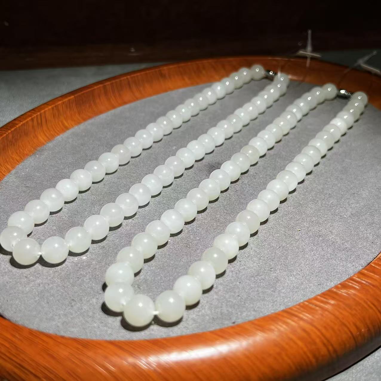 【张老斯珠宝】天然和田玉卡10项链ysc147（多样性发货 拍一发其一）