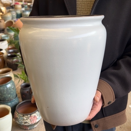 紫砂花盆高33口25————-