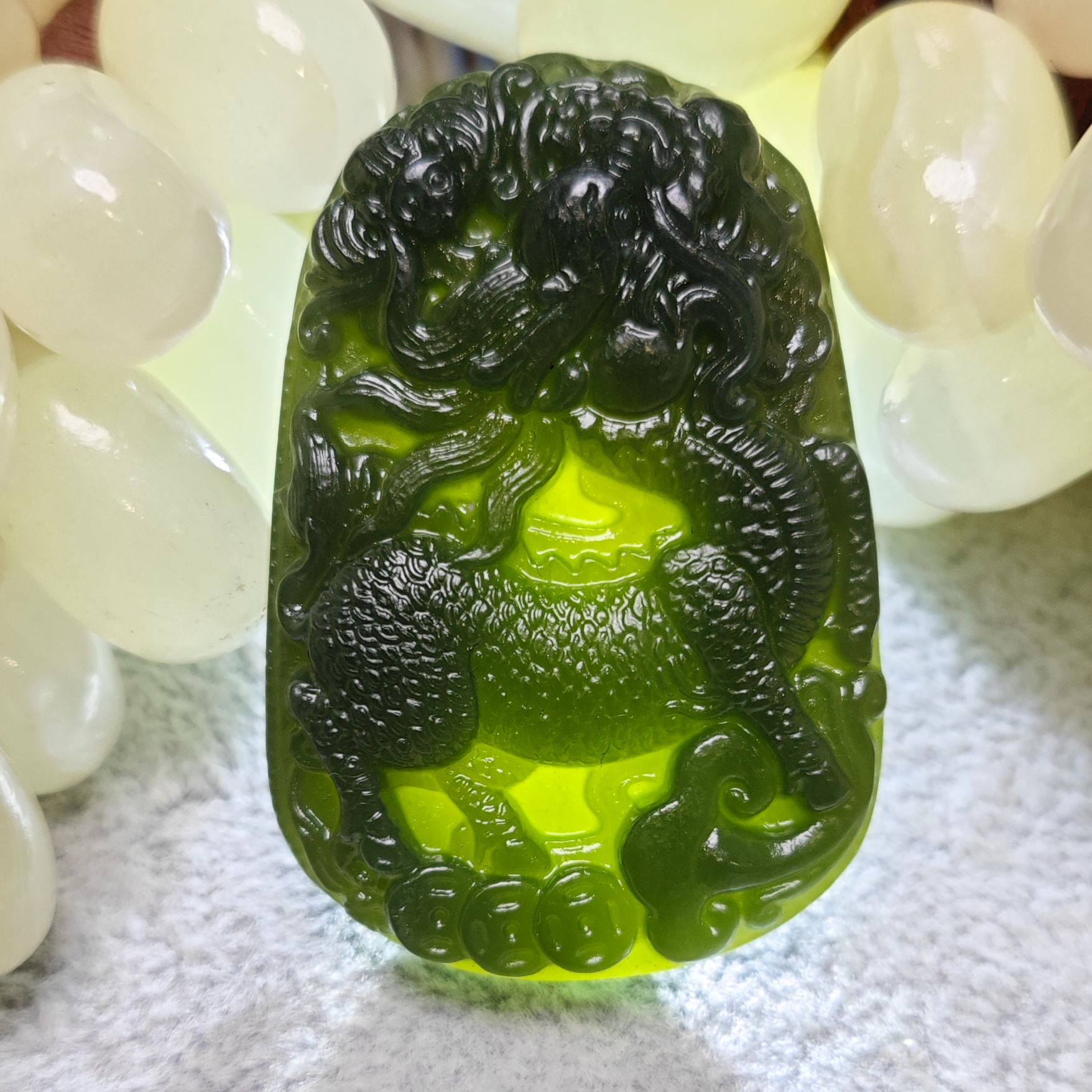 复古经典黑青玉麒麟吊坠/NYXF-QYDZ-2（多样性发货）