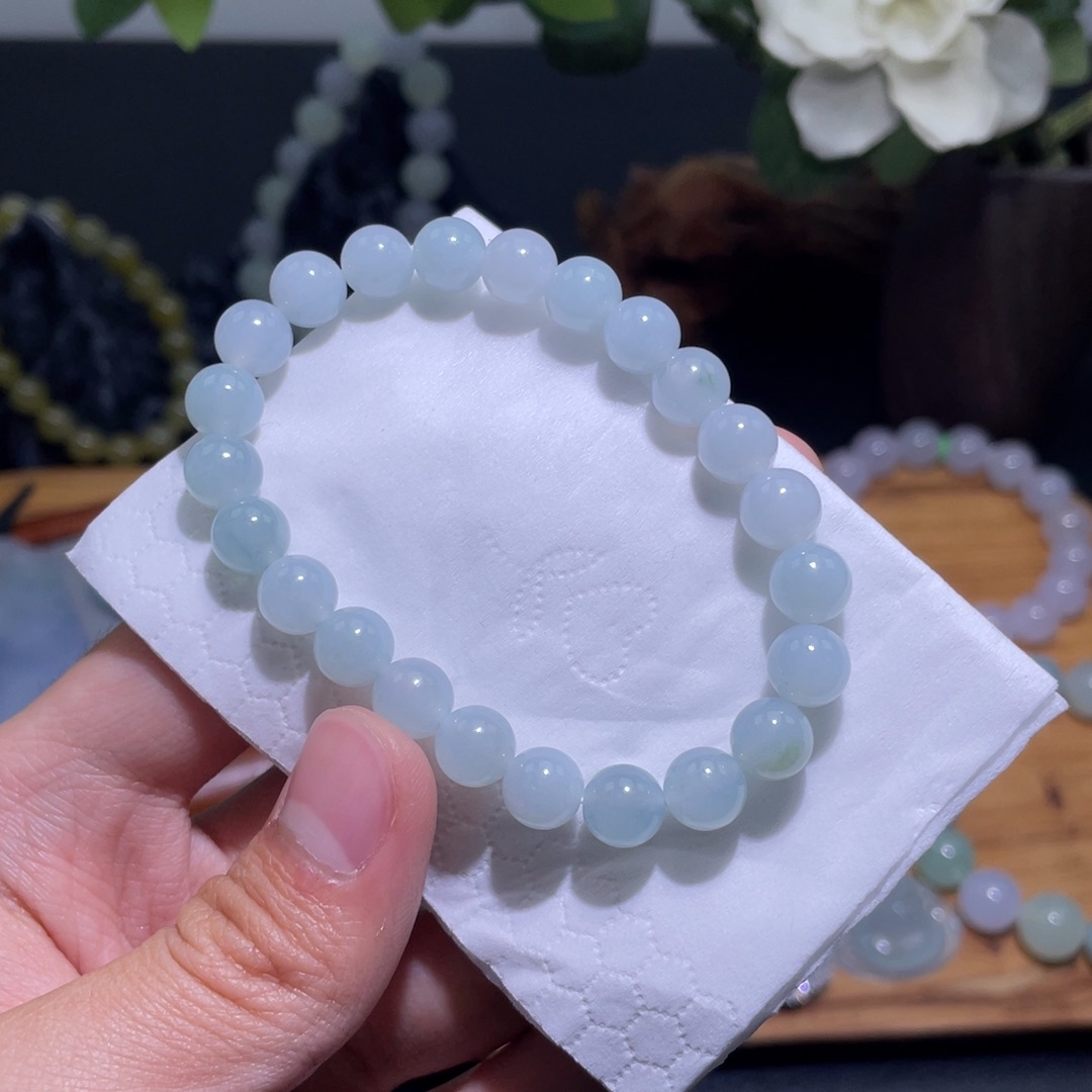 定制翡翠未镶嵌手串