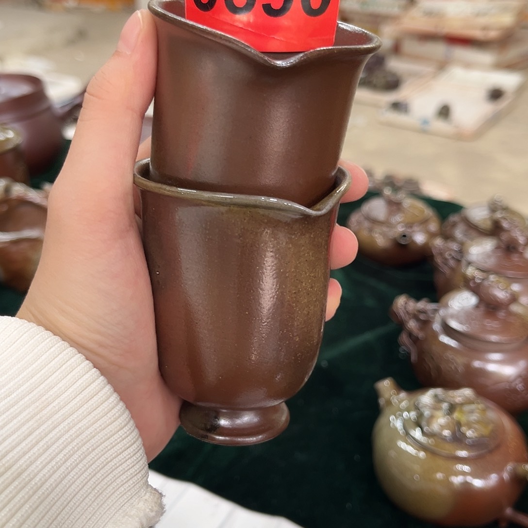 壶590柴烧开窑大吉 柴烧器具一对