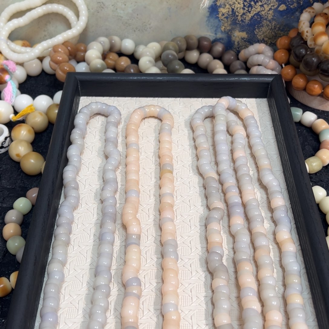 菩提根/象牙果吊坠108颗小肠卡10微瑕