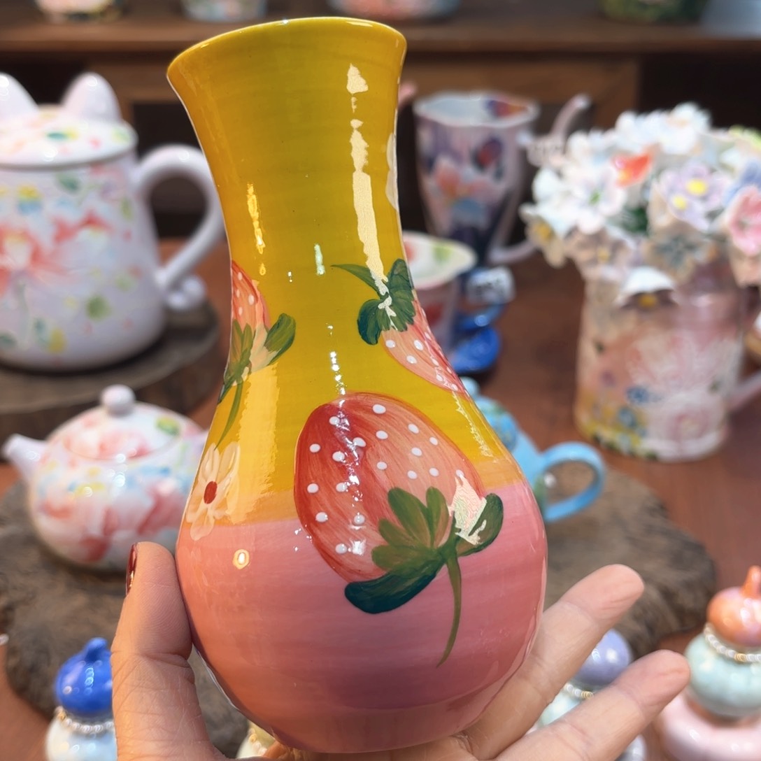 瓷片?***景德镇手绘高温釉下彩陶瓷茶具