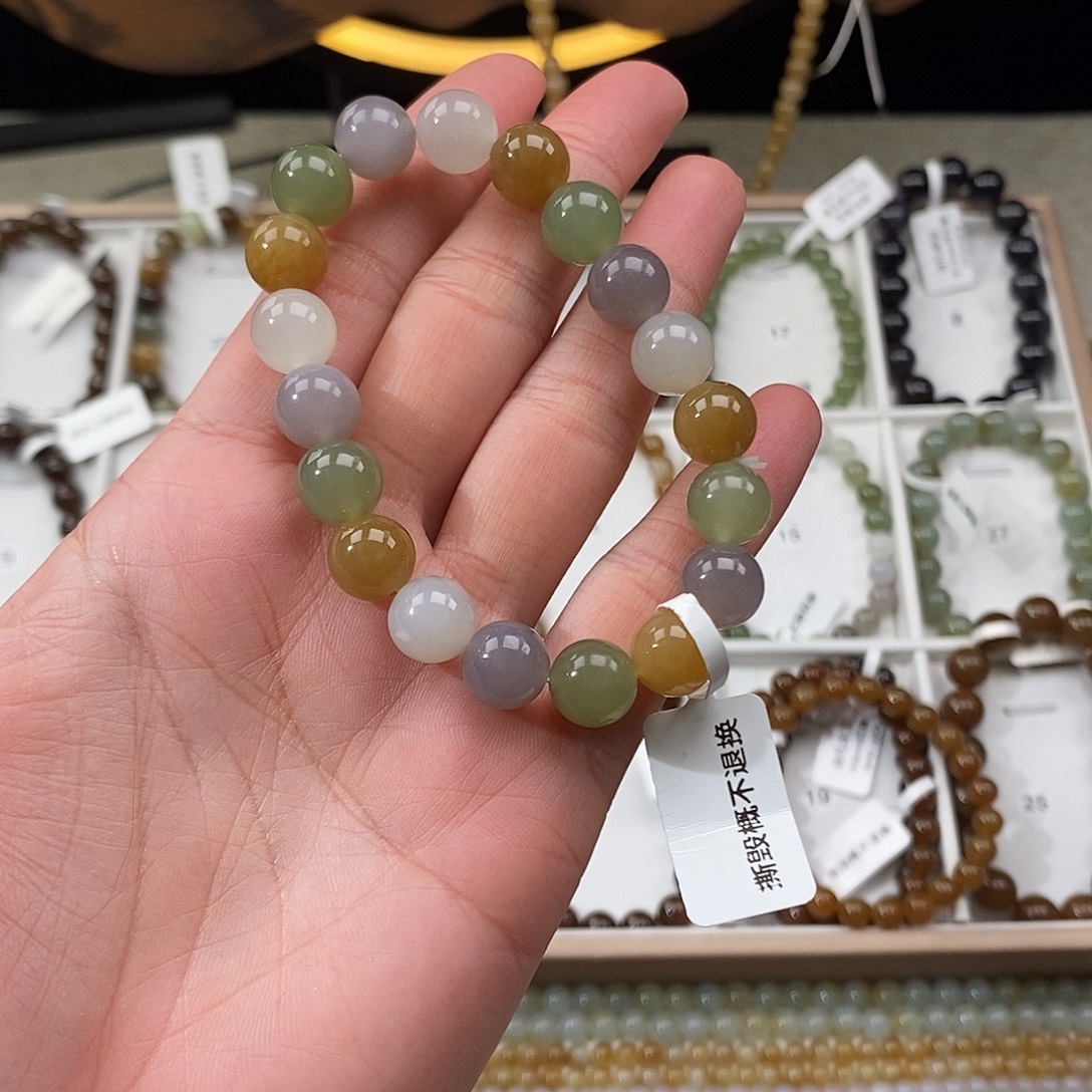 和田玉未镶嵌手串