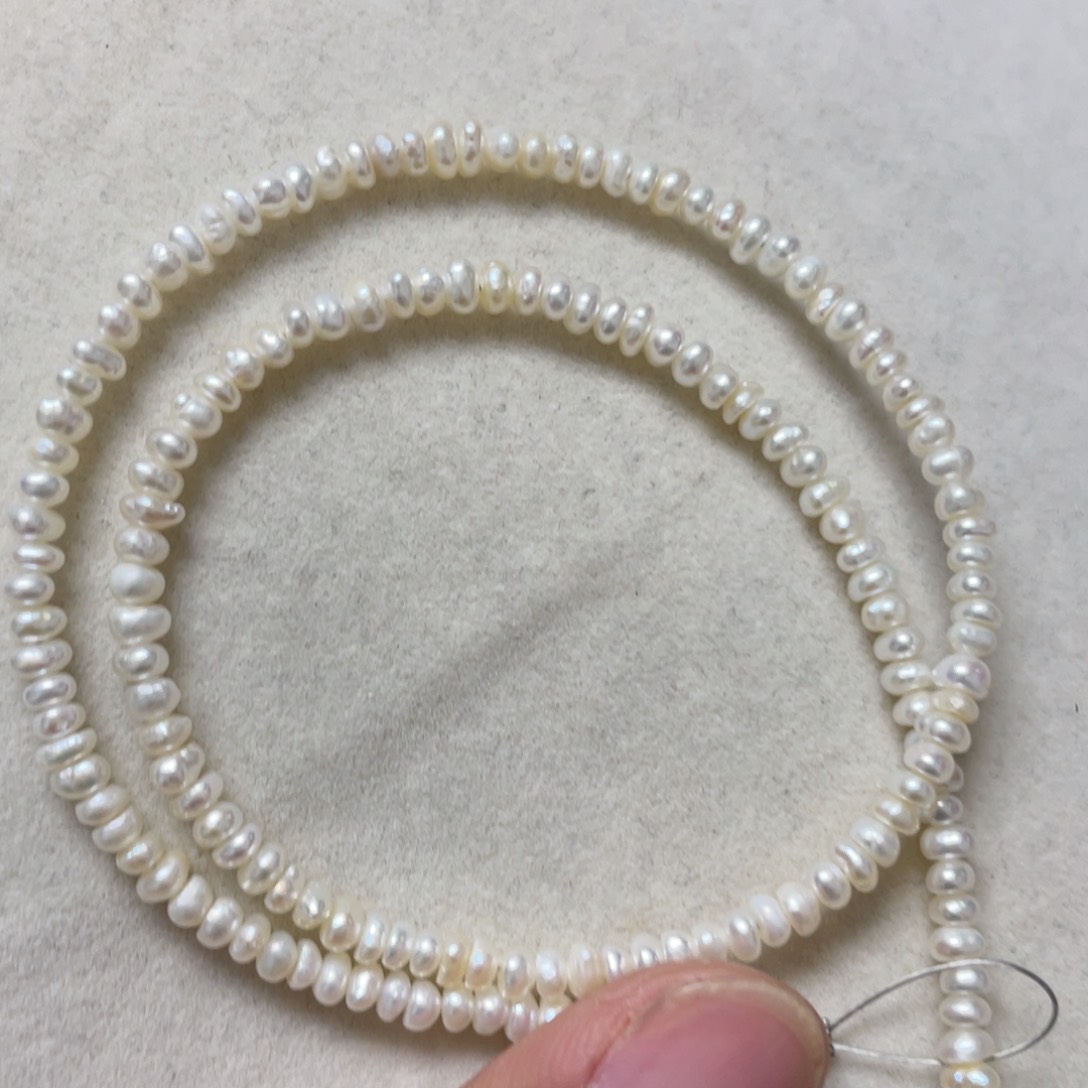 淡水珍珠颈饰银S925镶嵌